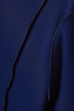Dark Blue - Edge Seam Long Sleeve top - 1
