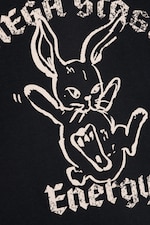 Noir - Bunny - Mini T-shirt graphique ajusté - 1