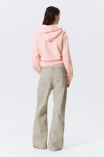 Light Mole - Low Rise Loose Bootcut Trousers - 4