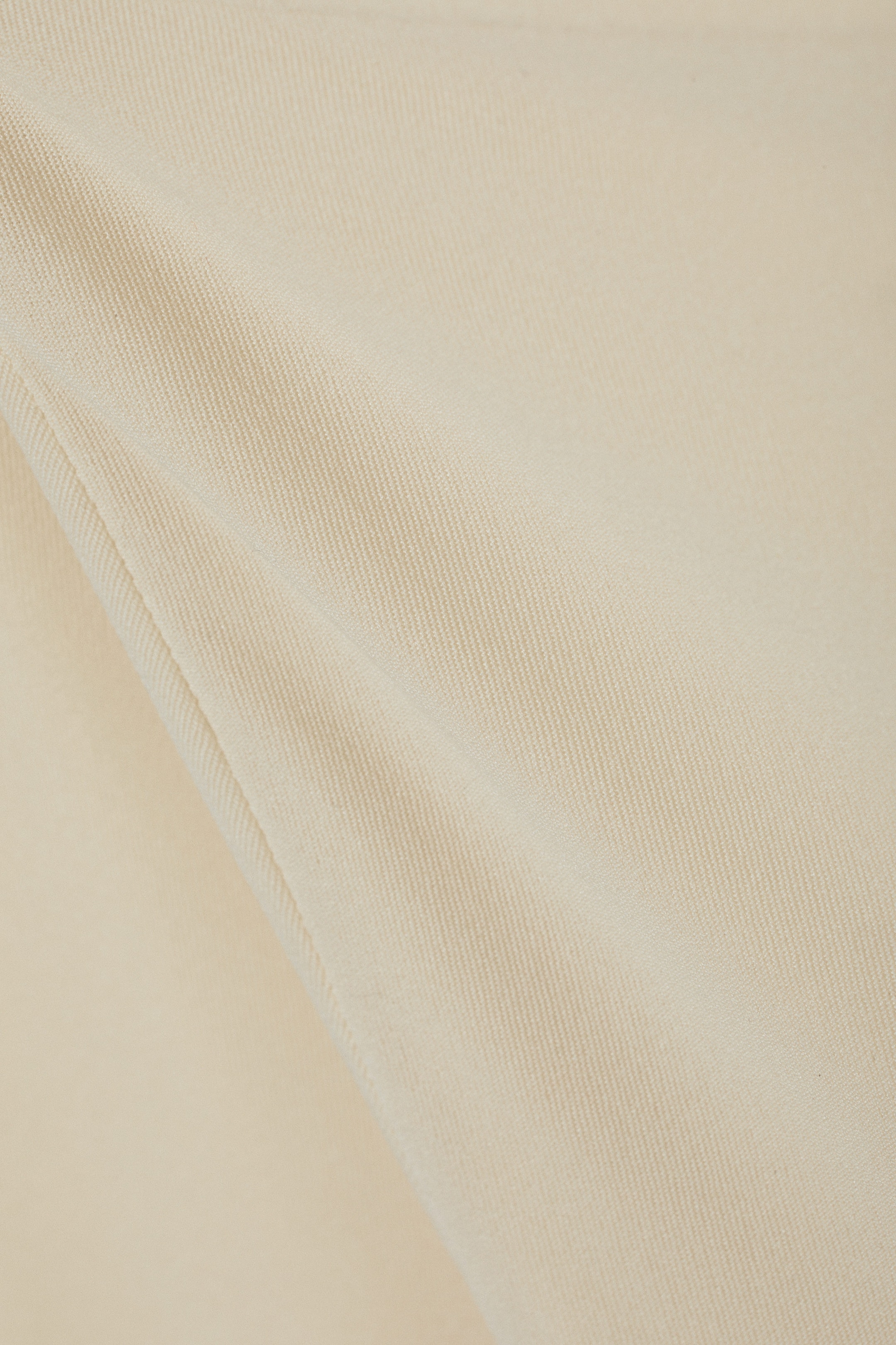 Beige clair - Haut transparent à manches longues et col bateau - 1