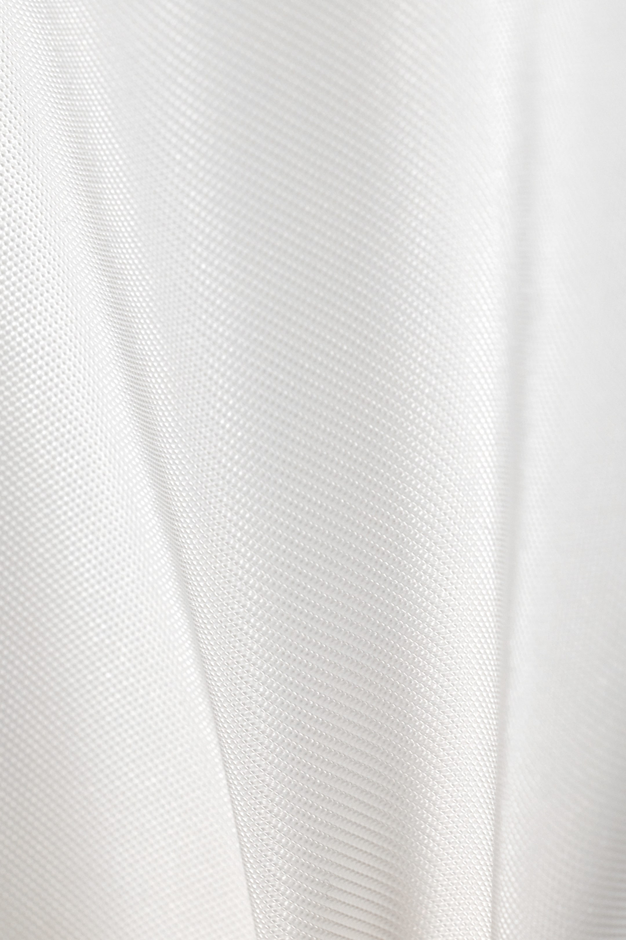 Weiß - Organza-Kurzarmhemd in Oversize-Passform - 1