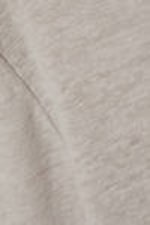 Ecru - Linen Blend Long Sleeve Top - 1