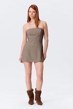 Mole Melange - Mini Tube Suiting Dress - 0