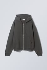 Dark Grey - Essence Standard Zip Hoodie - 0