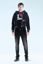 Extra Black Rinse - Sleeze Low Waist Skinny Jeans - 0