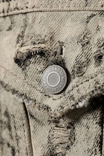 Kalzium Distressed - Rodeo - Denim-Truckerjacke in starkem Used-Look - 2