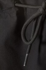 Schwarz - Lockere Fallschirm-Shorts - 1