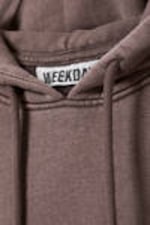 Mörk tvättad mullvad - Tung Ledig Hoodie - 1