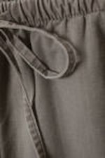 Donkertaupe - Losse ripstop broek met wassing - 4