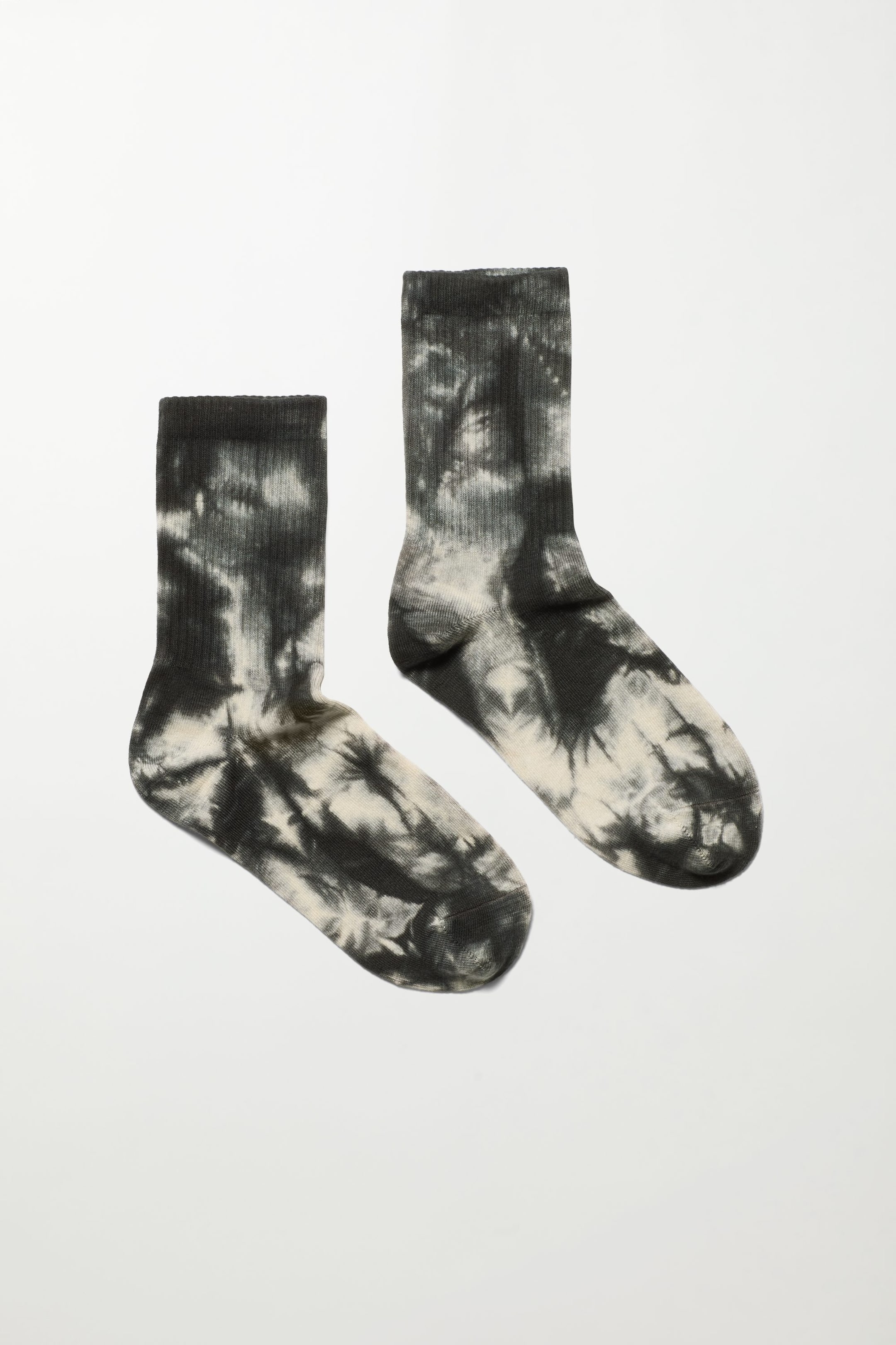 black white tie-dye - Eleven tie-dye sokken - 0