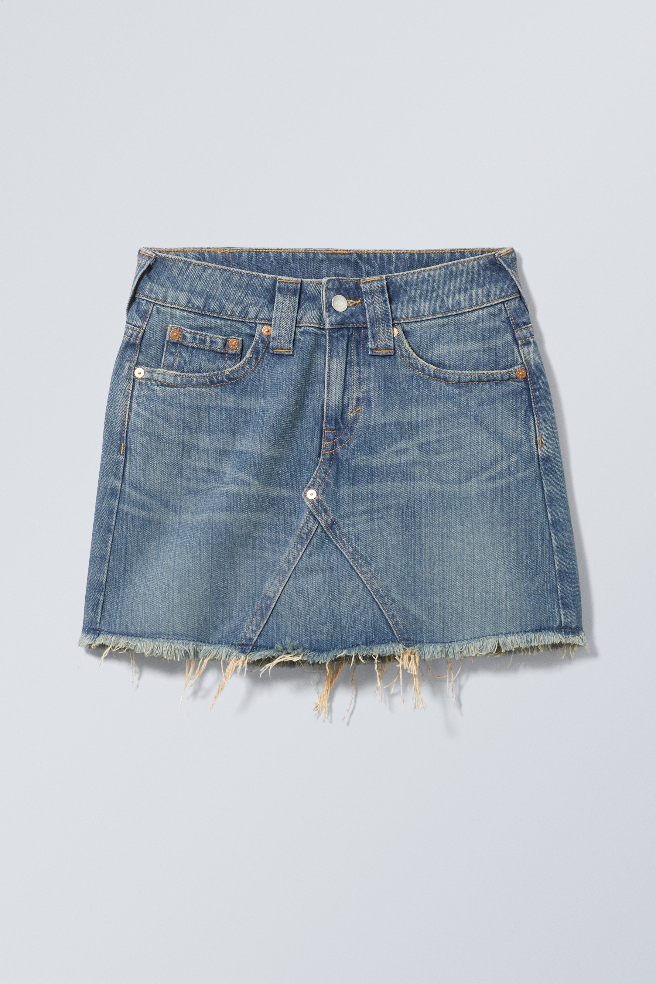 Treasure Blue - Ventura Denim Short Skirt - 0