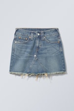 Treasure Blue - Ventura Denim Short Skirt - 0