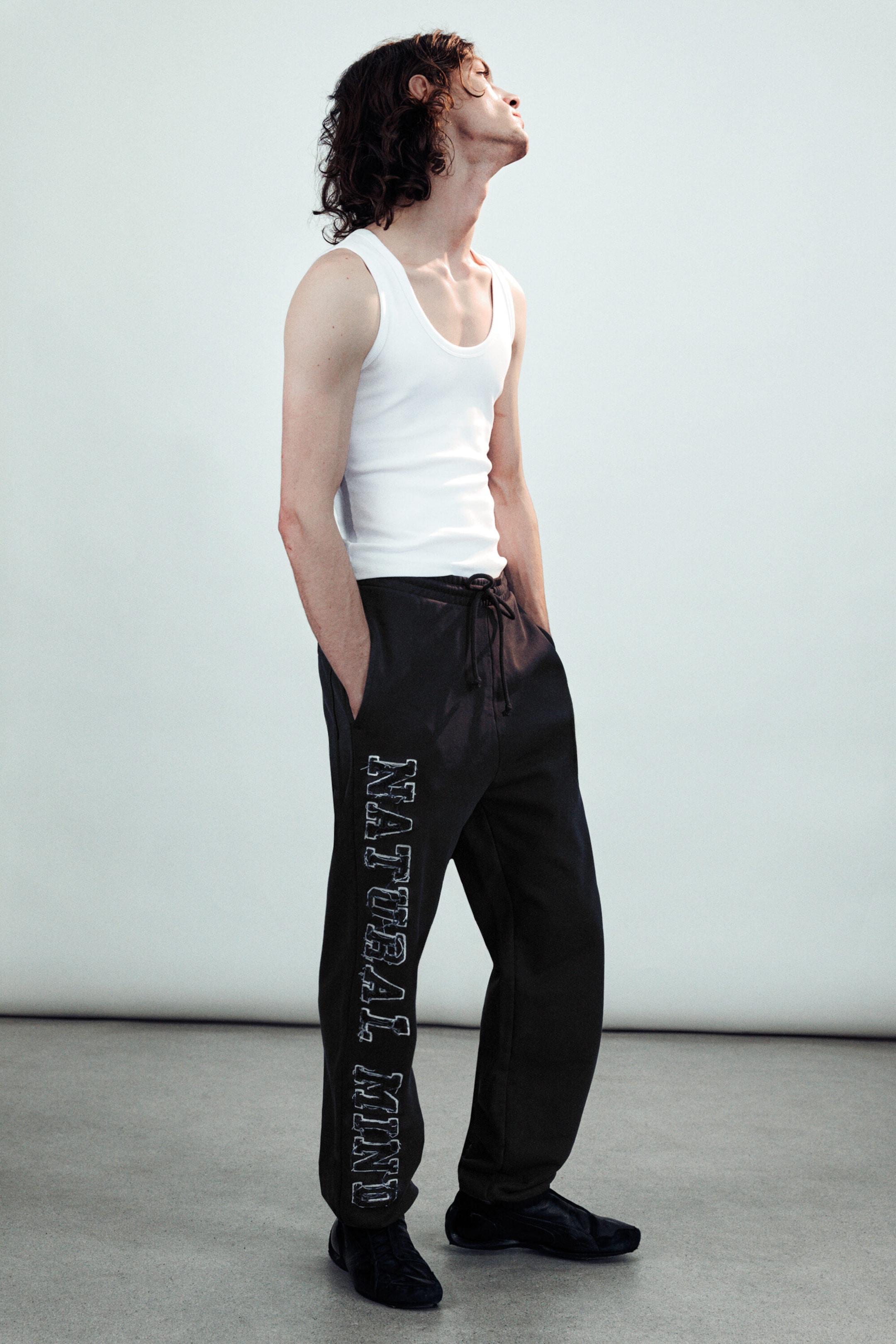 Black - Mechatok Embroidered Sweatpants - 1