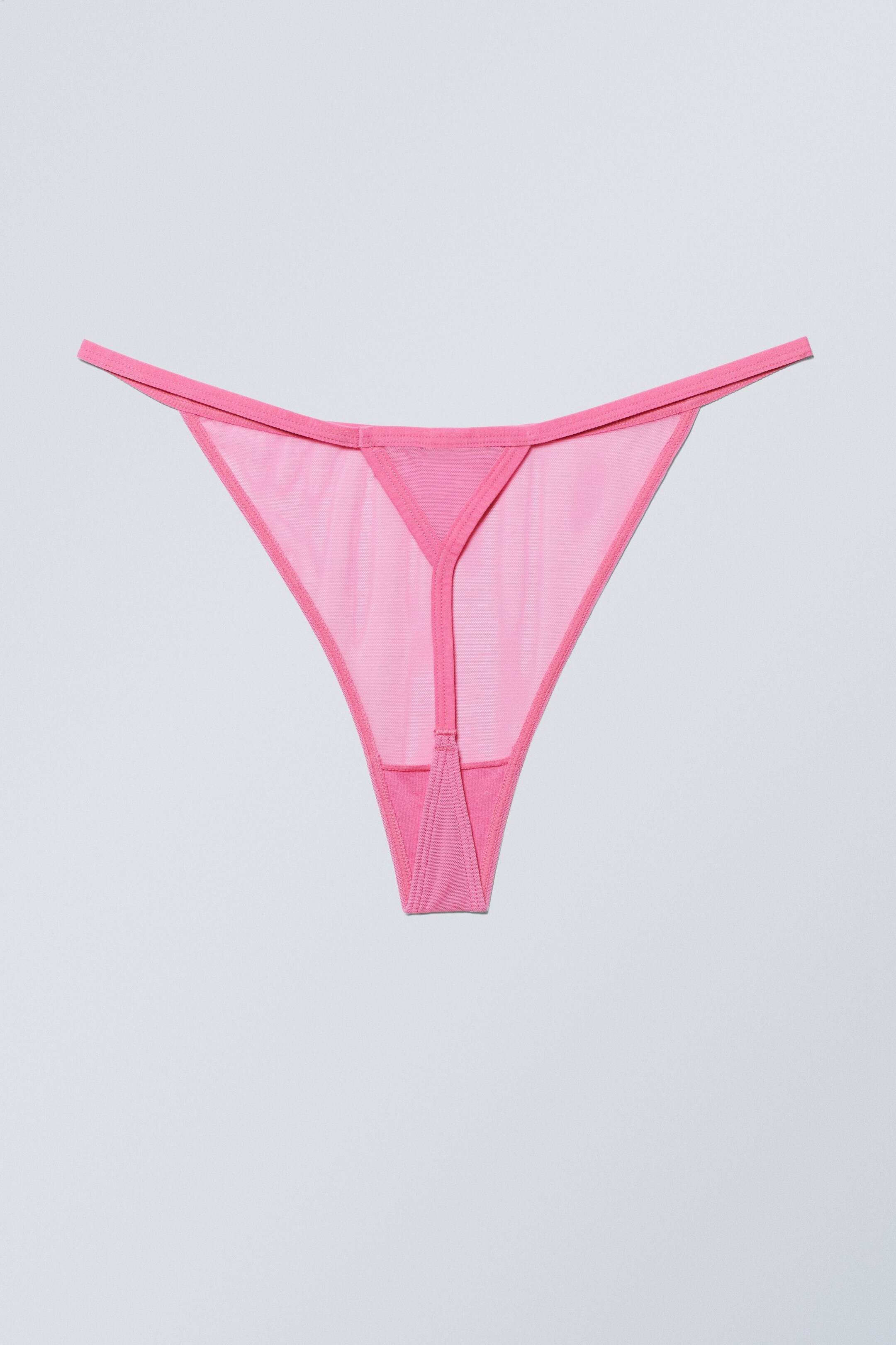 Pink und Schwarz - Mesh-Tangas Bonnie 3er-Pack - 1