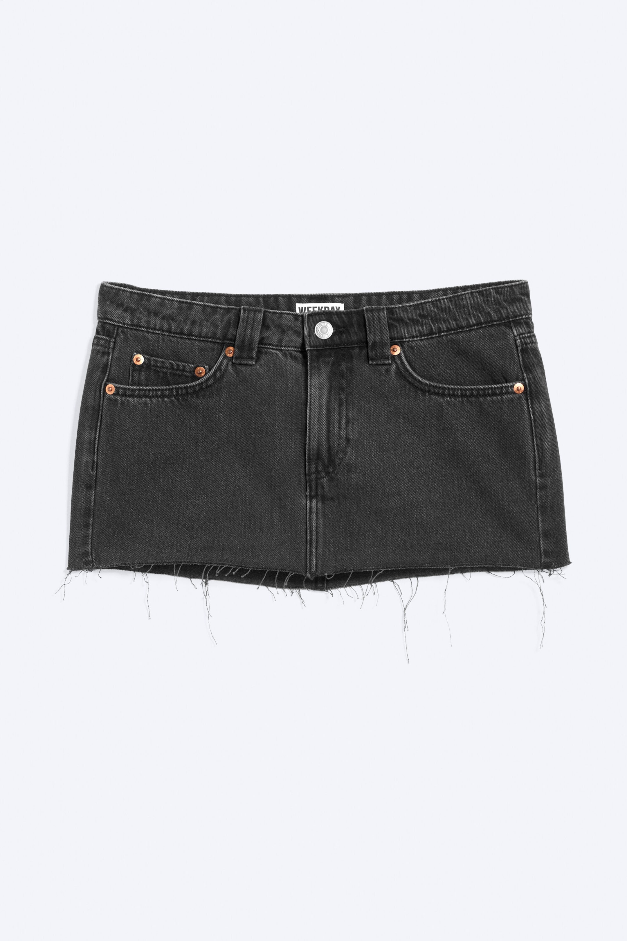 Elegie Black - Black - Denim Mini Skirt - 3