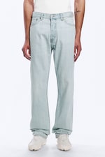 Ghost Blue - Light Blue - Space Mid Rise Relaxed Straight Leg Jeans - 1
