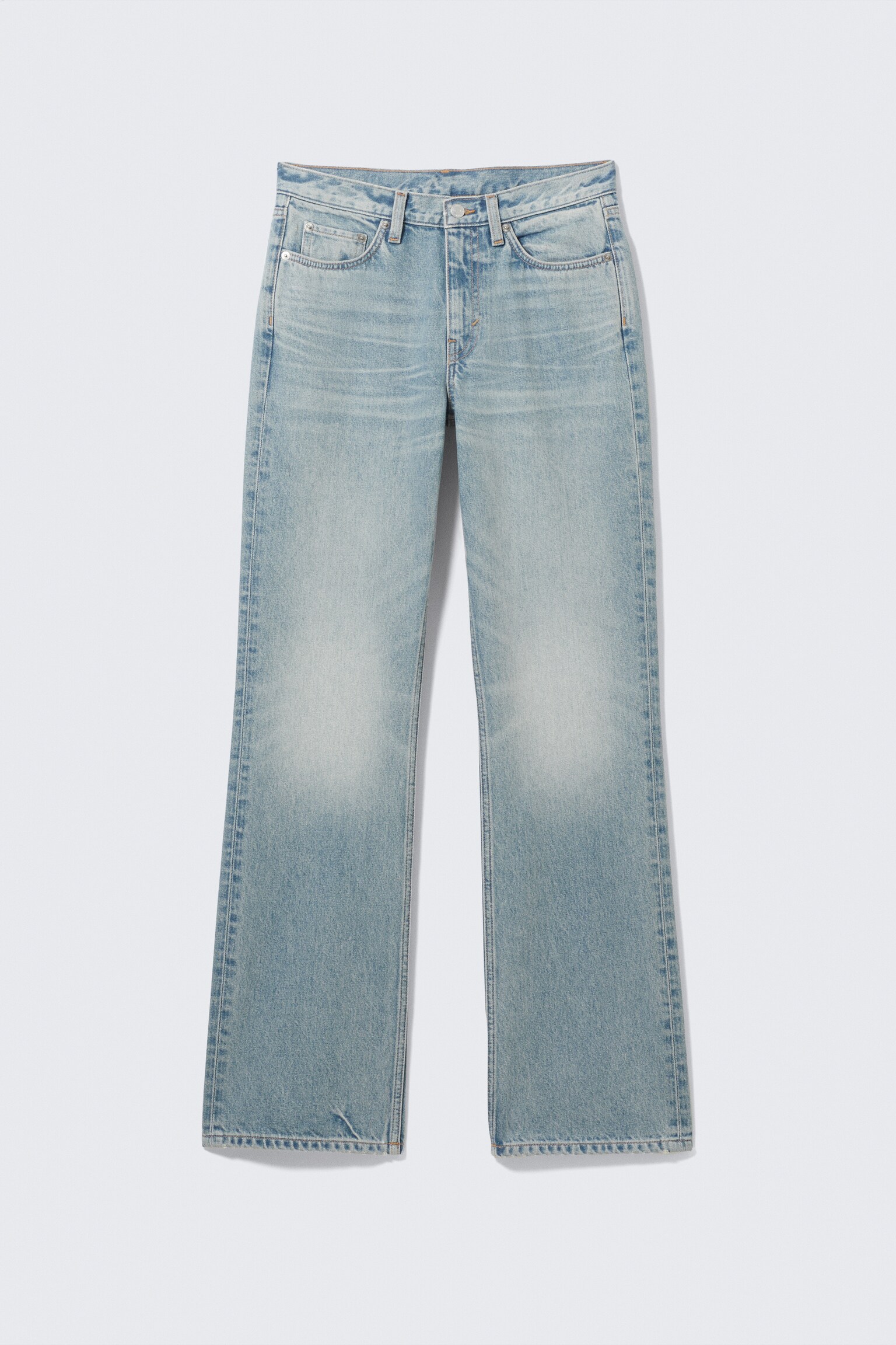 Jean bootcut standard taille mi-haute Moon - Seventeen Blue - Bleu moyen/Aeon Blue – Bleu clair/Tuned Black – Noir/Deep Cyan - Bleu moyen - 2