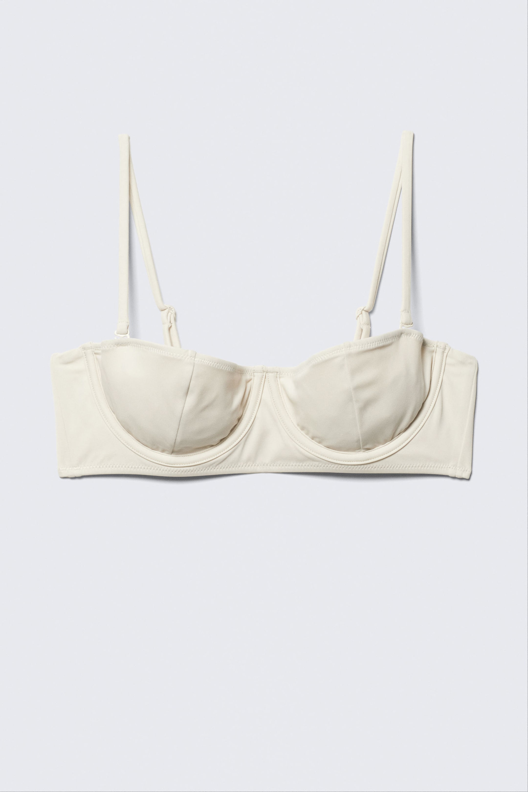 Light Beige - Versatile Underwire Bikini Top - 3
