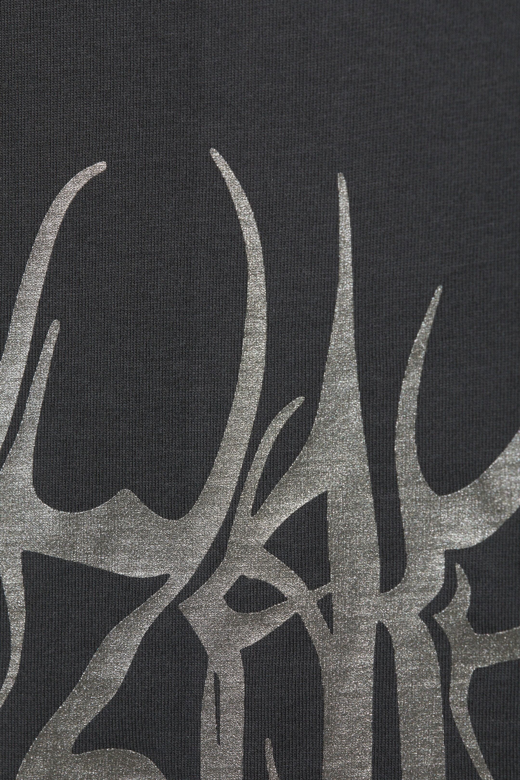 Dark Grey Wizard - Oversized Graphic Printed T-shirt - 1