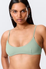 Hellgrün - Träger-Bikinioberteil - 0