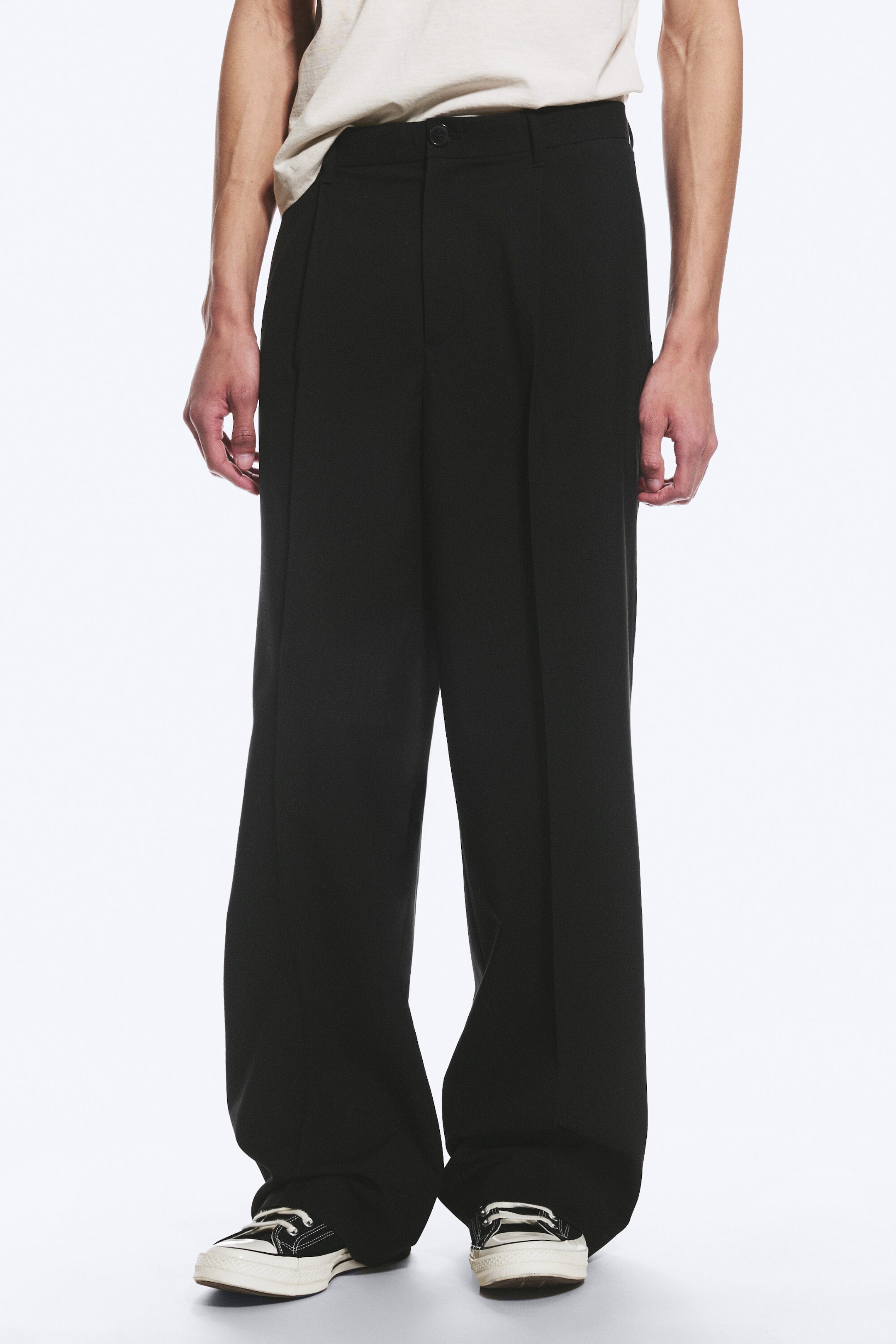 Zwart - Oversized pantalon van Uno - 2