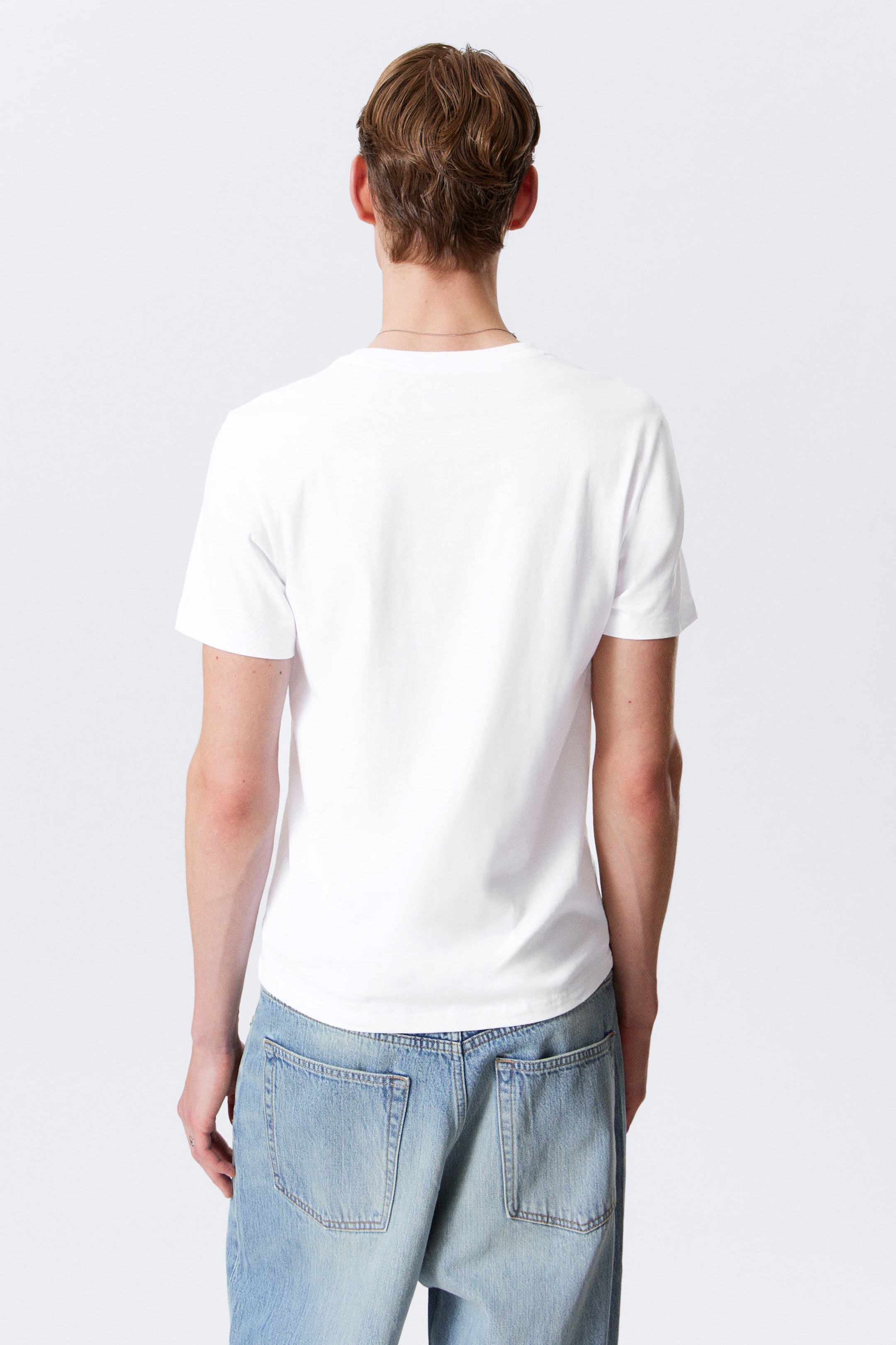 Weiß - Mittelschweres Standard-T-Shirt - 2