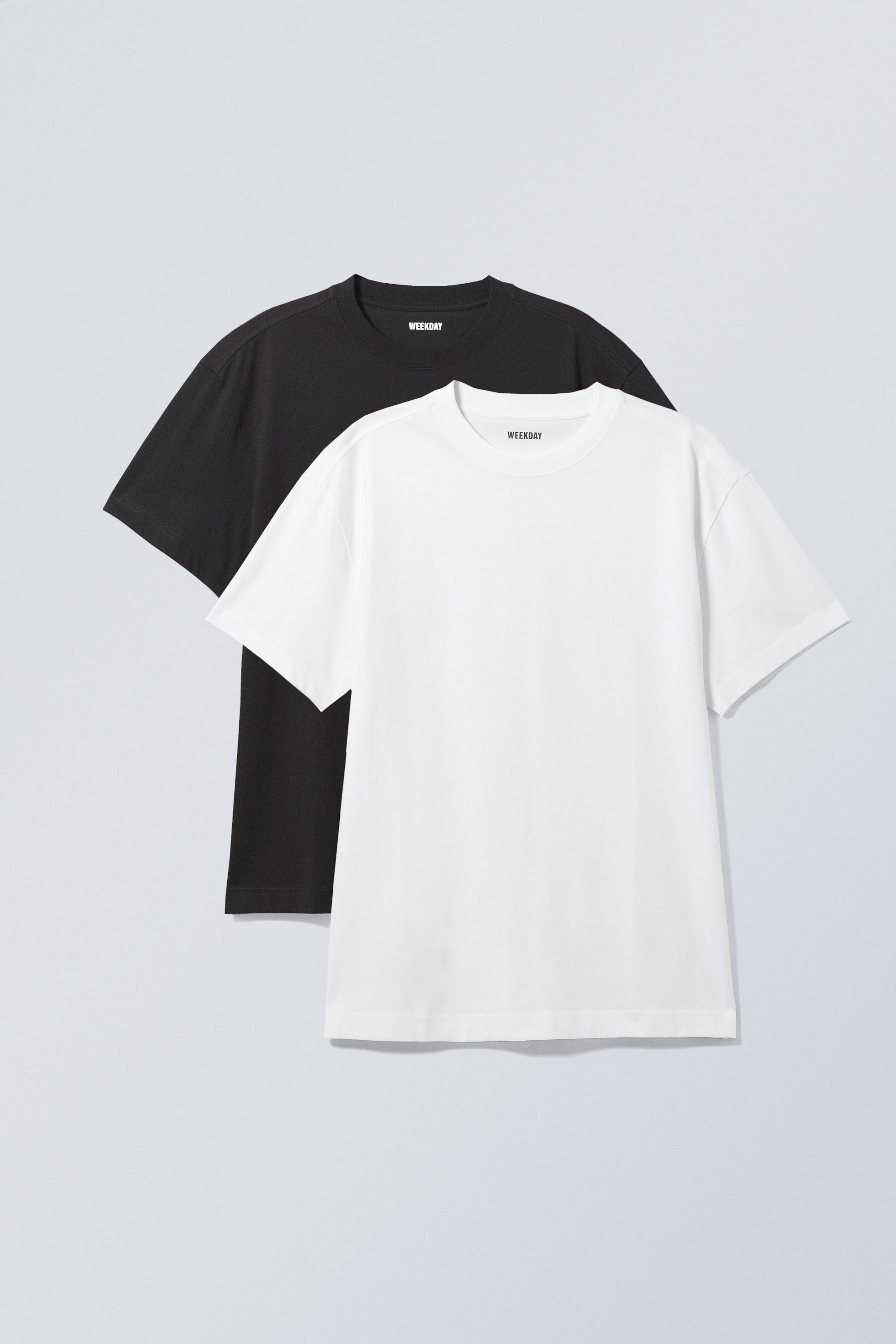 Noir et blanc - Lot de 2 T-shirts oversize - 0