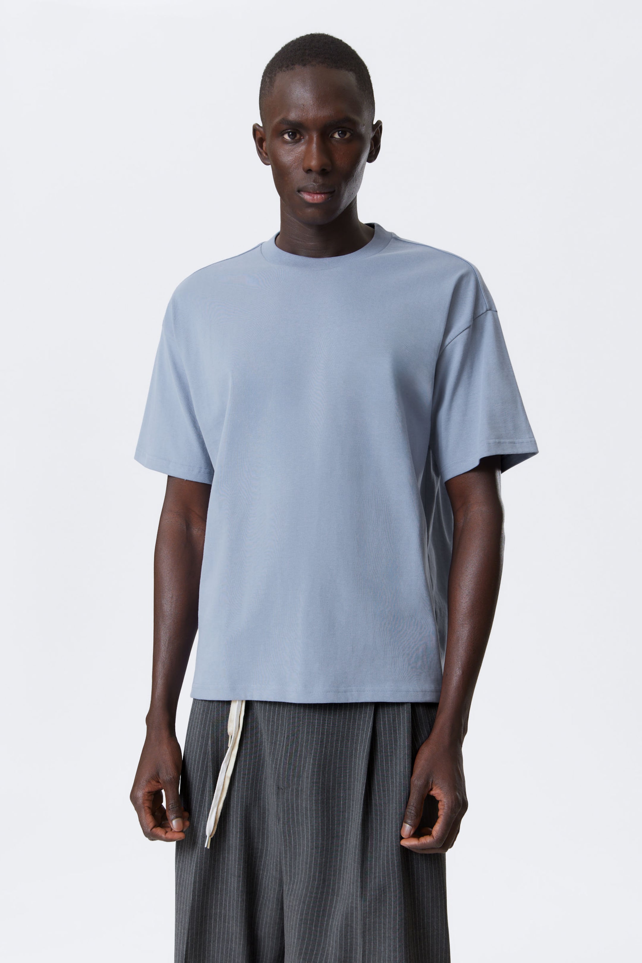 Ljus dimblå - Boxig t-shirt - 0