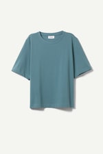 Dusty turquoise - Perfect Boxy T-shirt - 0