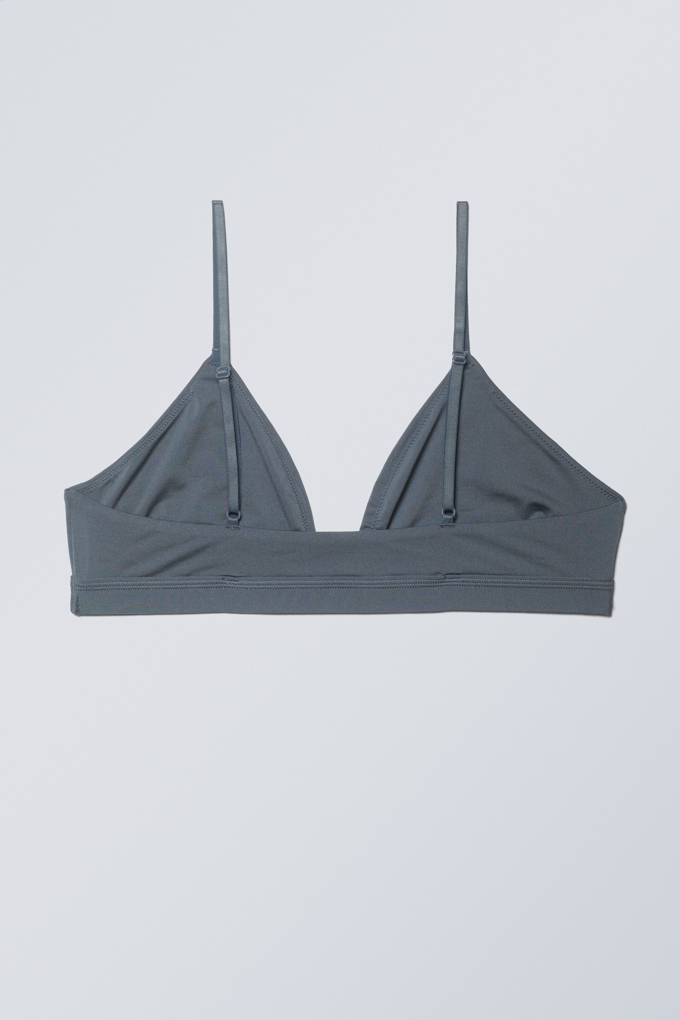 Blue - Soft Triangle Bralette - 1