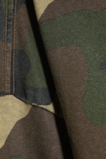 Khaki Green - Camo - Kastiges Langarmshirt mit Grafikprint - 1