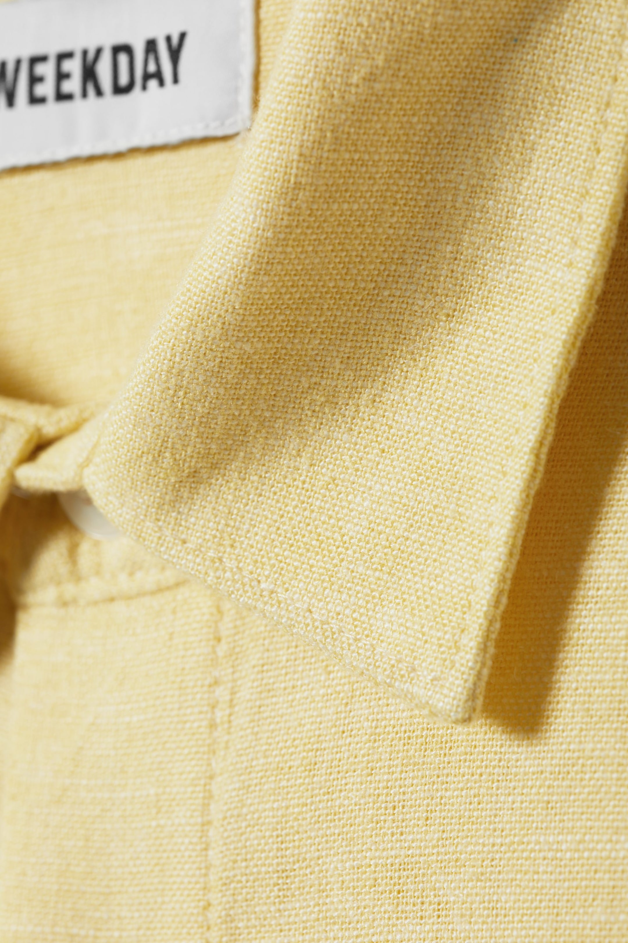 Yellow - Randy Linen Short Sleeve Shirt - 1