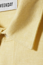 Yellow - Randy Linen Short Sleeve Shirt - 1