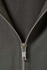 Dark Grey - Oversized Track Jacket - 5