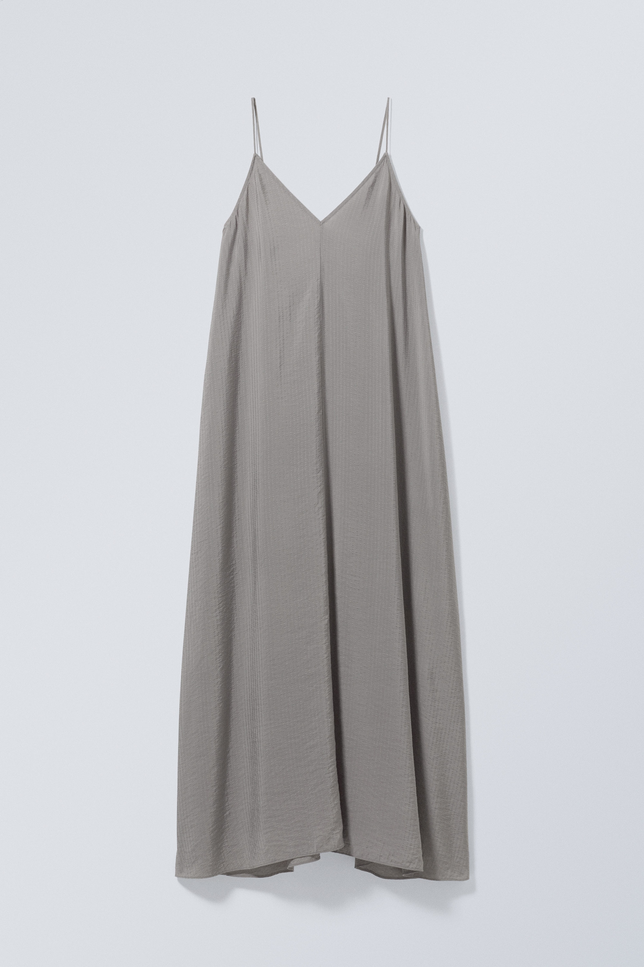 Medium Dusty Grey - Volume Maxi Dress - 0