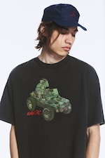 Washed Black - Gorillaz T-shirt i avslappnad boxig passform - 2