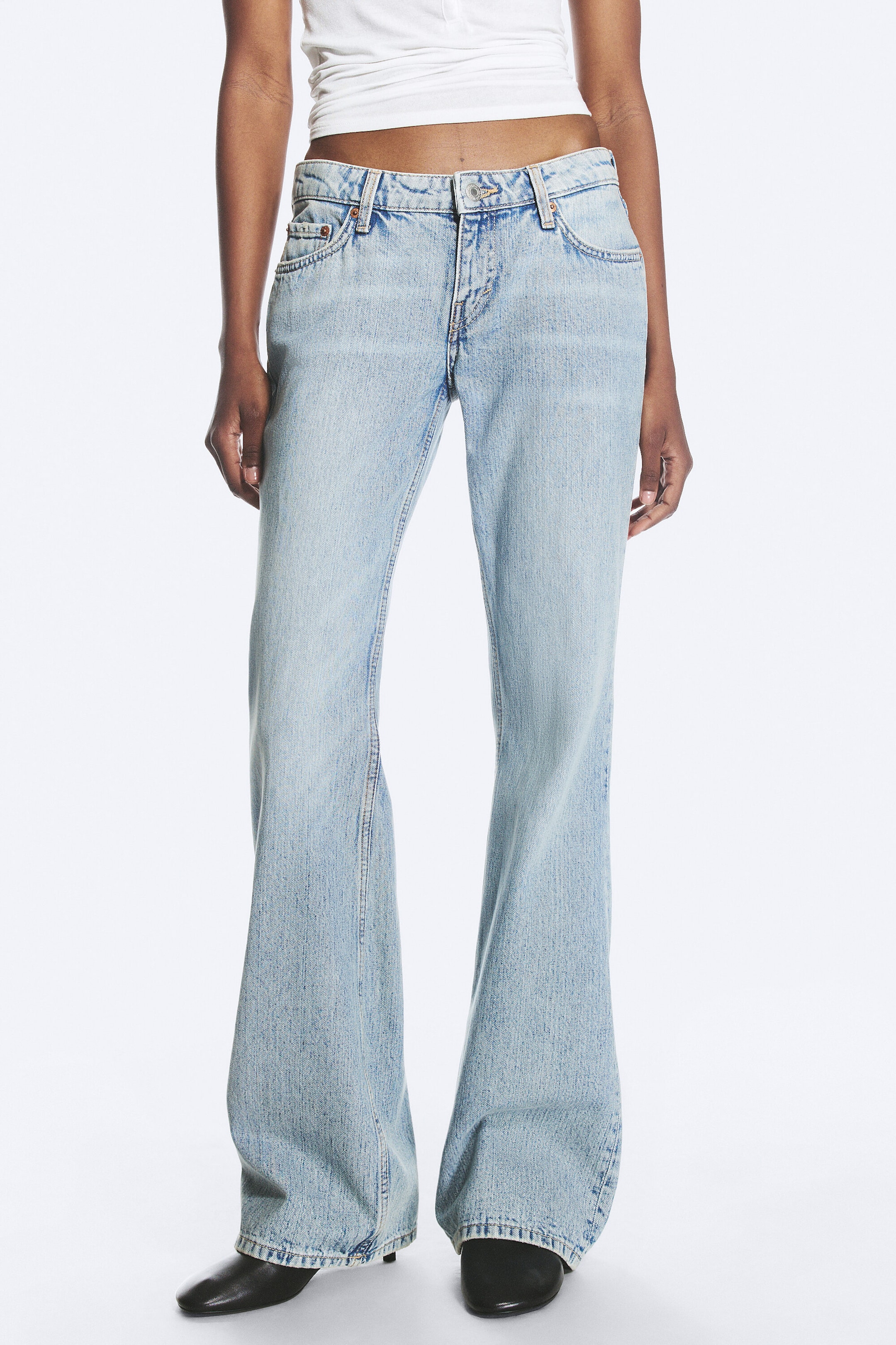 Lip Blue - Light Blue - Nova Low Rise Slim Bootcut Jeans - 2