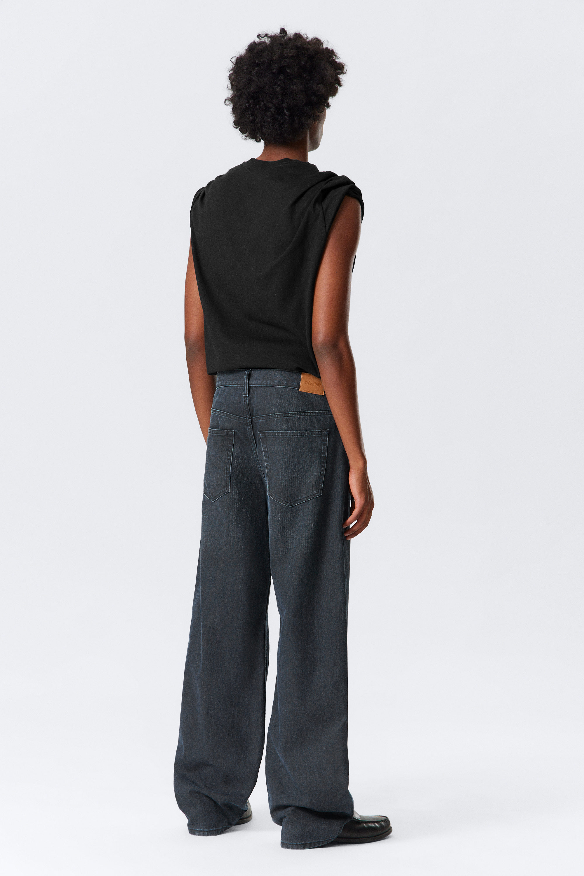 Blue Layer - Sphere Low Rise Loose Straight Leg Jeans - 3