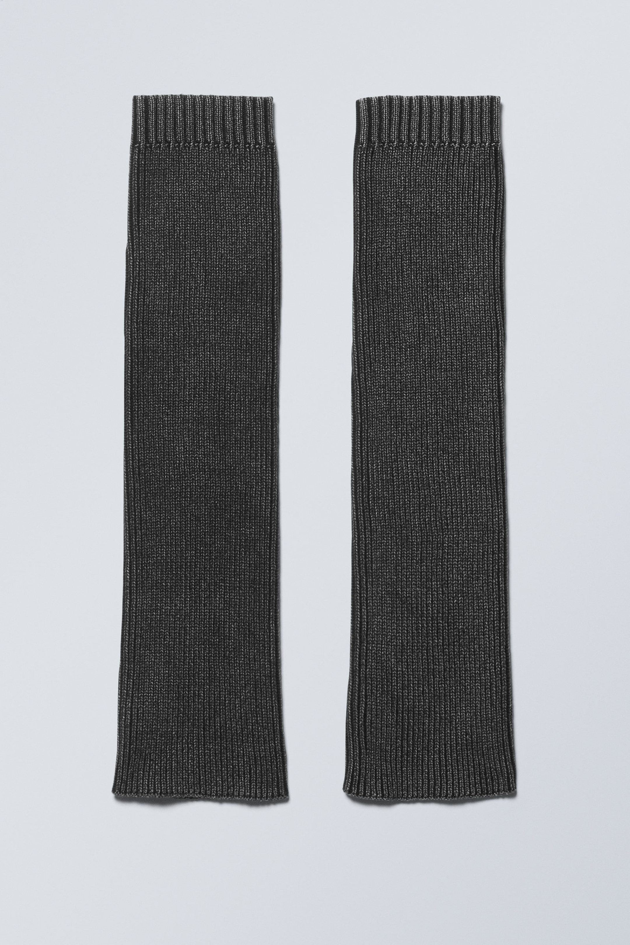 Black - Washed Legwarmers