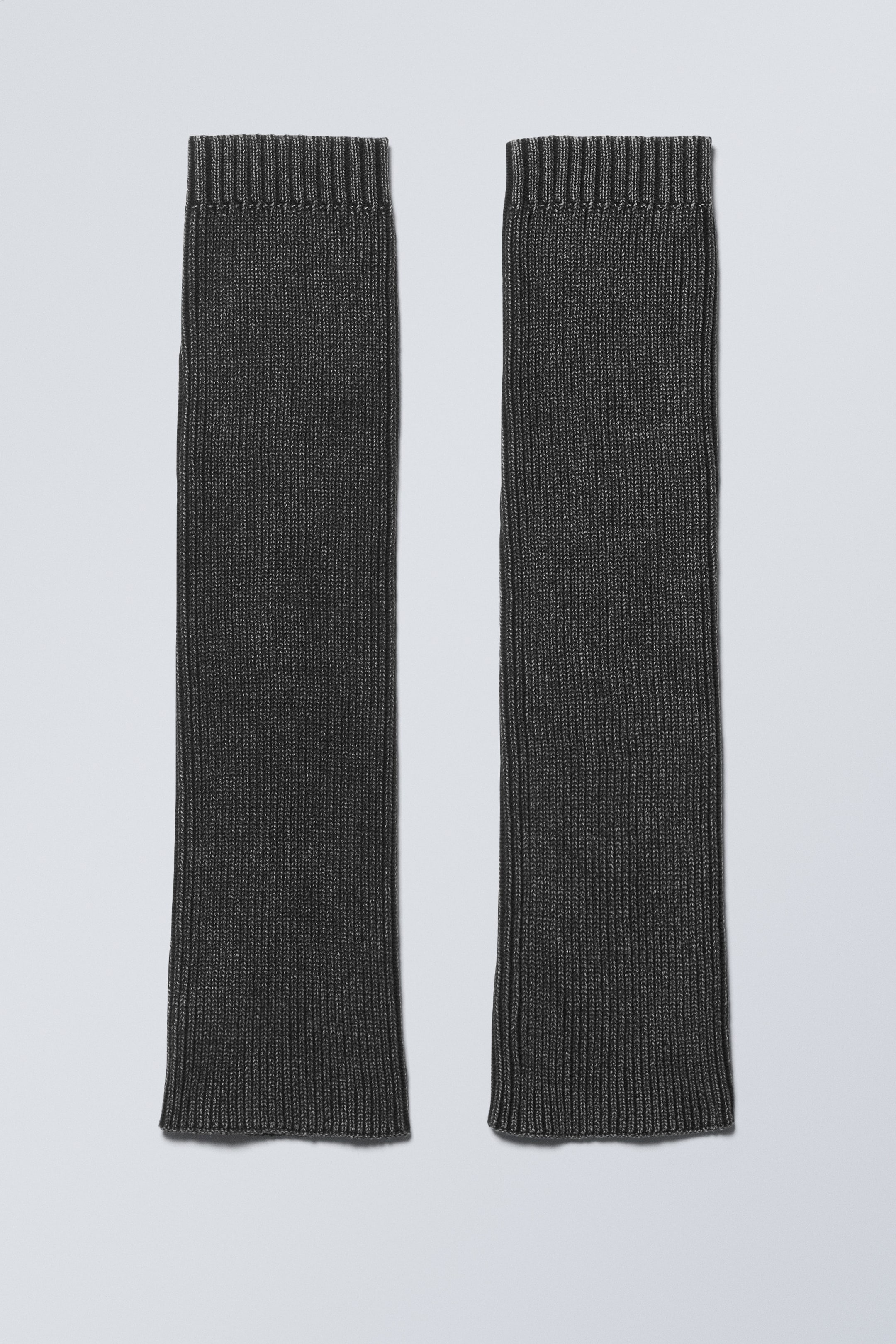 Black - Washed Legwarmers - 0