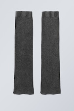Black - Washed Legwarmers - 0
