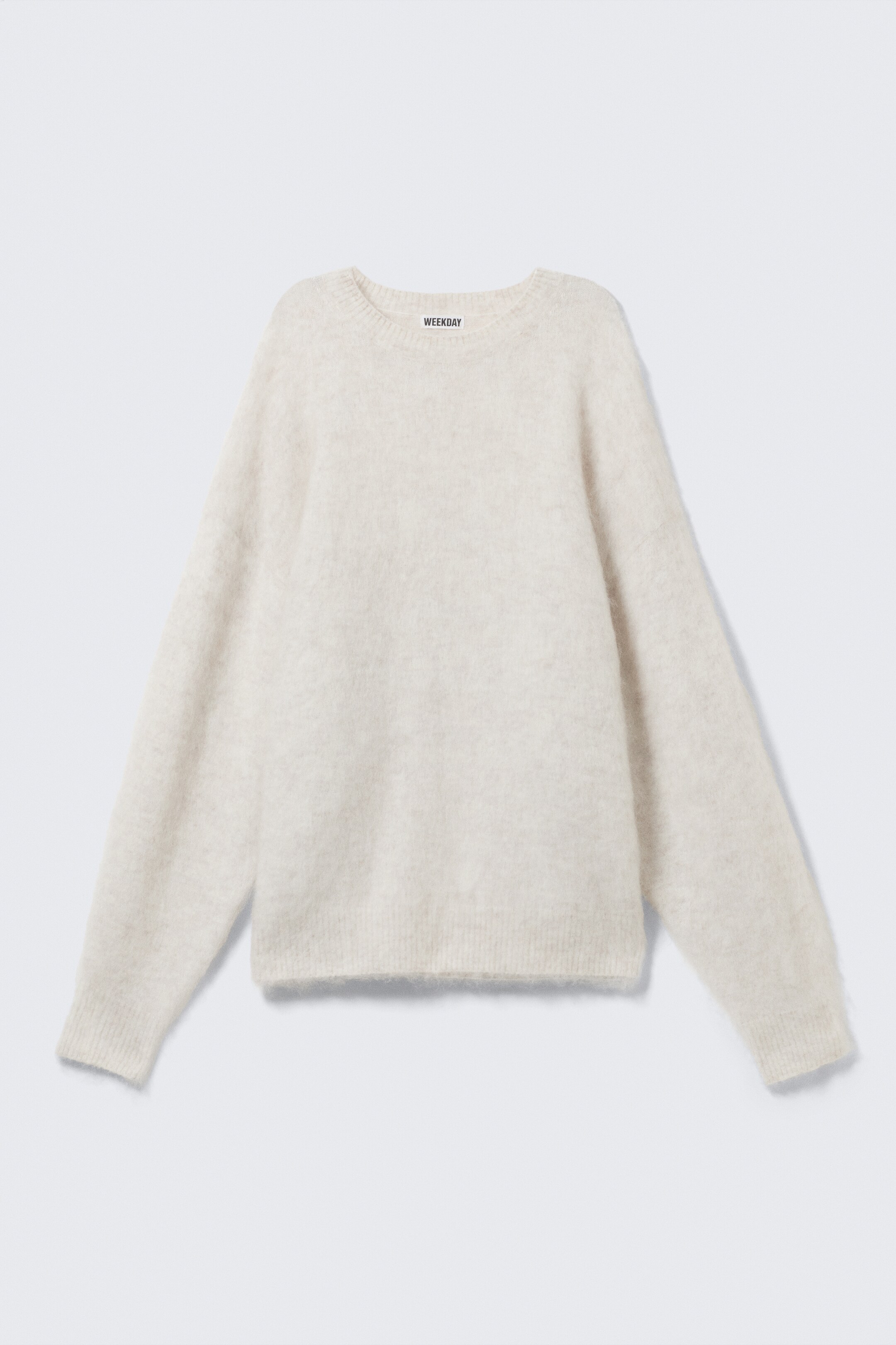 Visualizza immagine più grande: Pullover oversize in misto mohair - Bianco sporco - DONNA | H&M IT 5