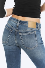 Seahorse Blue - Mittelblau - Luna Low Waist Skinny Bootcut Jeans - 3