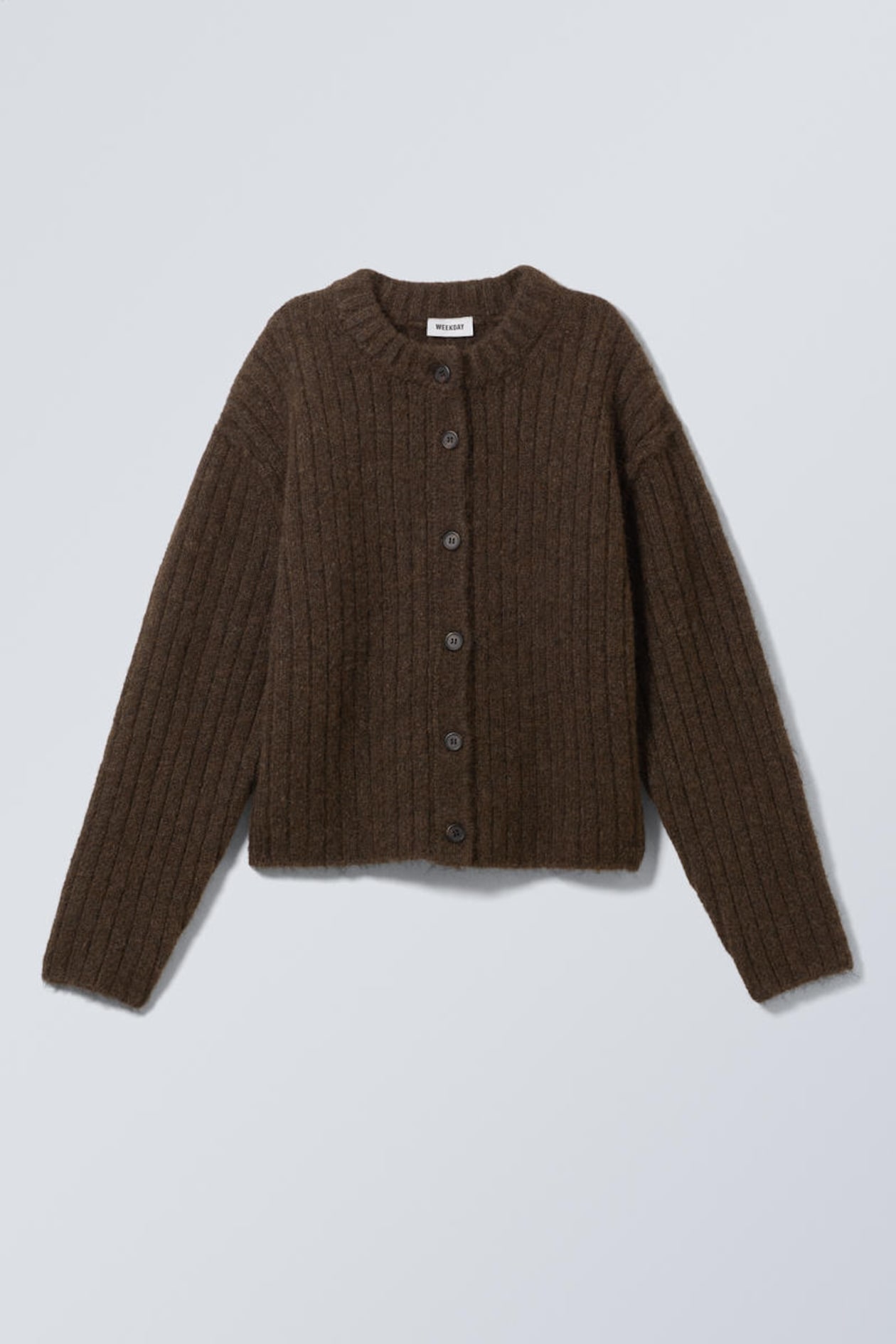 Knitted Cardigan Brown main image 0