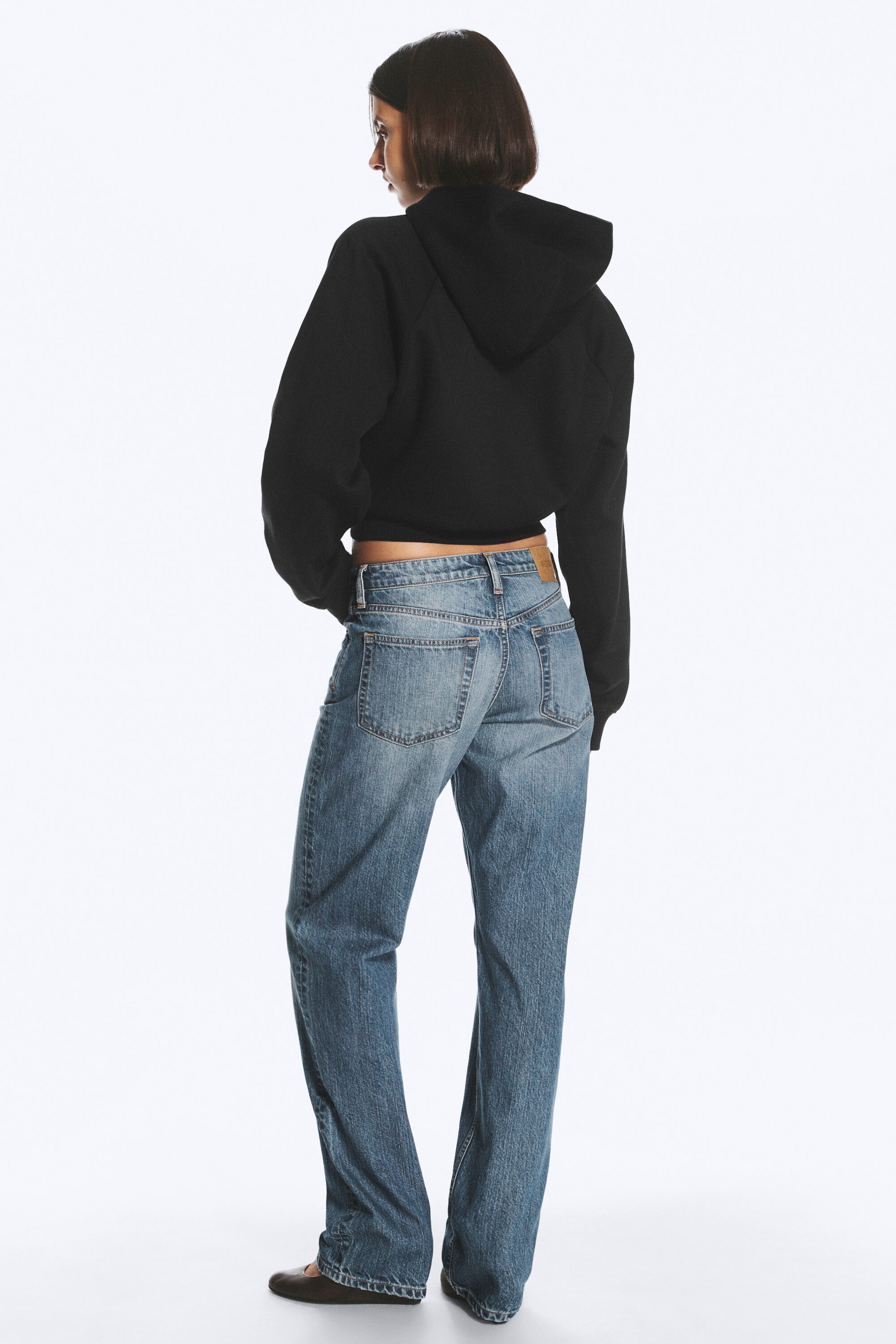 Radio Blue - Mellomblå - Laika normal jeans med mellomhøy midje og rette ben - 4