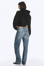 Radio Blue - Mellomblå - Laika normal jeans med mellomhøy midje og rette ben - 4