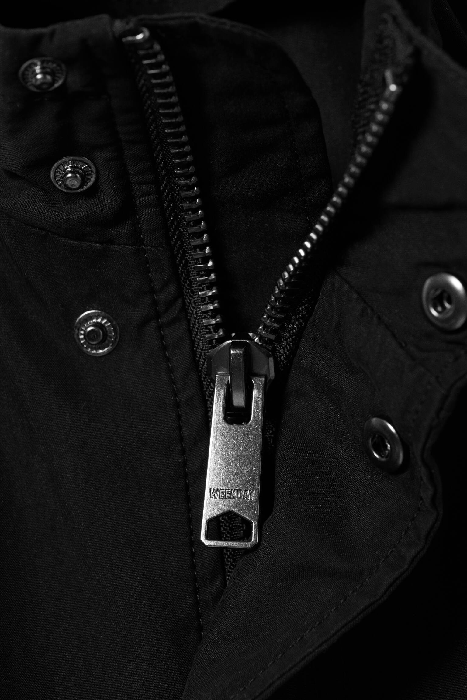 Veste utilitaire sportive décontractée - Noir - 3