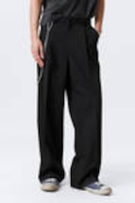 Zwart - Oversized pantalon van Uno - 1
