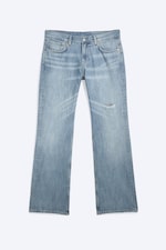 Captain Blue - Ljusblå - Sky low waist regular bootcut jeans - 5