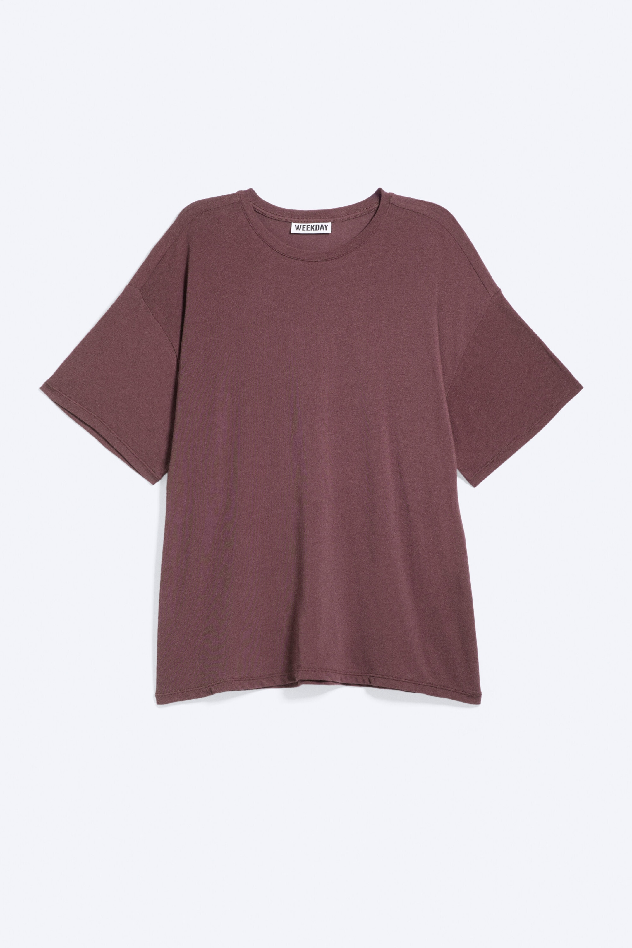 Dark Lilac - Gjennomsiktig avslappet boxy t-skjorte - 3